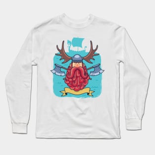 Viking Portrait Long Sleeve T-Shirt